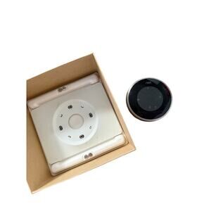 Google Nest Learning Thermostat 2nd Gen Model 02A Silver Black untested